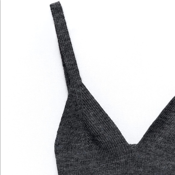 Zara Wool Blend Ribbed Top- brand new with tags! - Picture 6 of 6
